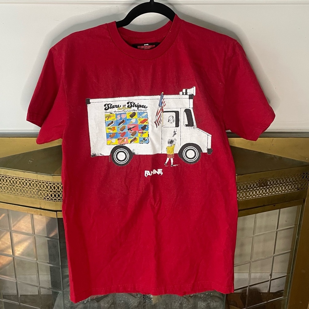 Men’s Famine Do No Resuscitate Food Ice Cream Truck tee shirt